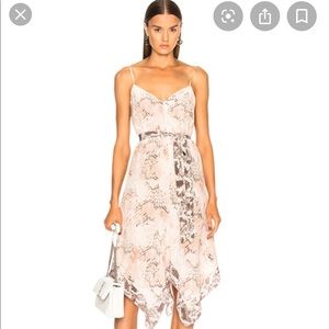 L’'AGENCE Azalea Slip Scarf Dress. New without tag